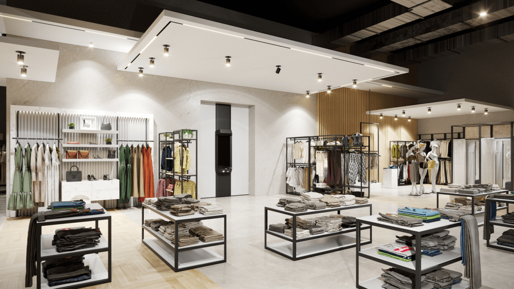 Cleveron 402, world's fastest robotic parcel solution in the retail store.