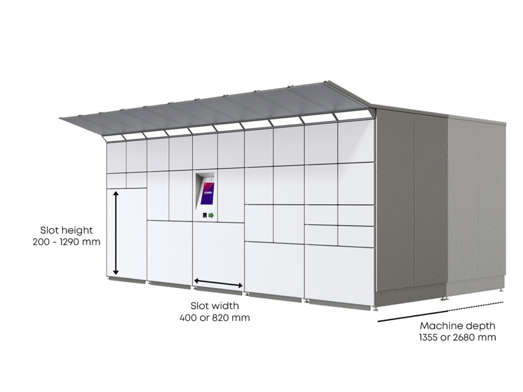 Cleveron 355 - ultimate oversized parcel locker